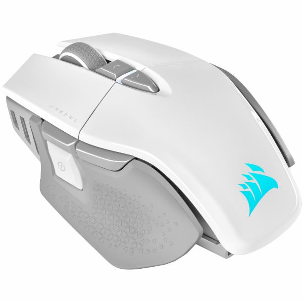 mouse-gamer-wireless-m65-rgb-ultra-white-personalizable