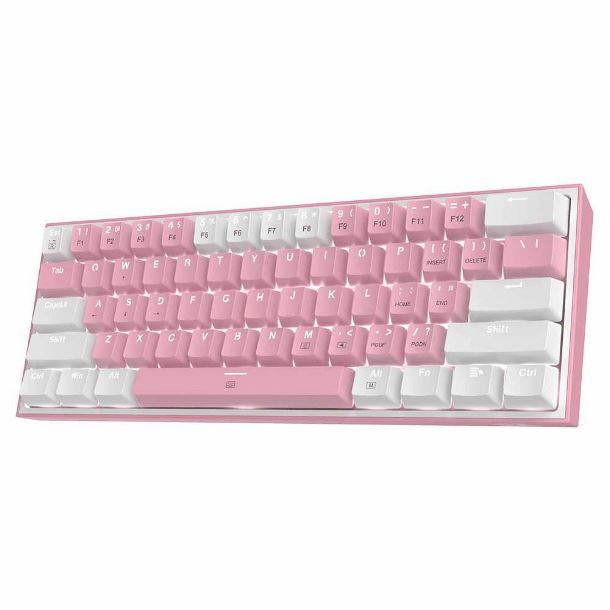 teclado-redragon-fizz-pro-k616-rgb-pink-white-switch-red-espanol