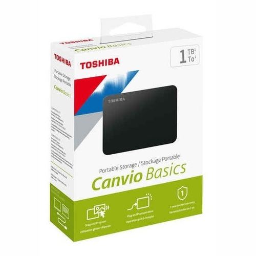 HD EXTERNO 1TB TOSHIBA CANVIO BLACK USB 3.0
