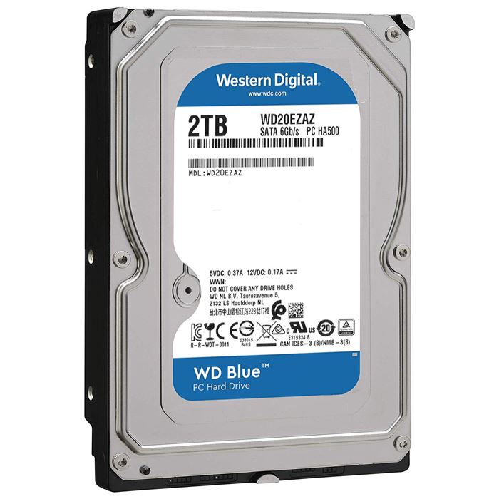 HD HDD 2TB WD BLUE SATA III 3.5" 7200RPM