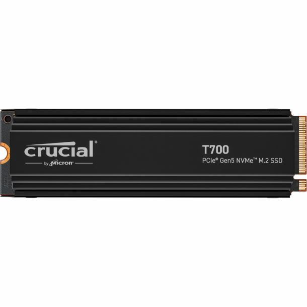 HD SSD 1TB CRUCIAL T700 M.2 NVME GEN5 C/DISIPADOR 11700MB/S 2280