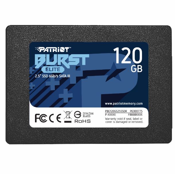 HD SSD 120GB PATRIOT BURST ELITE SATA III 2.5"