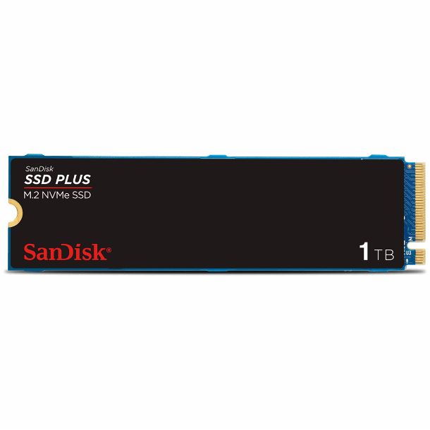 HD SSD 1TB SANDISK PLUS M.2 NVME GEN3 3200MB/S 2280