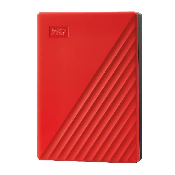 HD HDD EXTERNO 4TB WD MY PASSPORT USB 3.2 ROJO