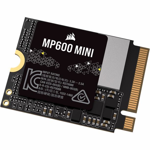 HD SSD 2TB CORSAIR MP600 MINI M.2 NVME GEN4 7000MB/S 2230