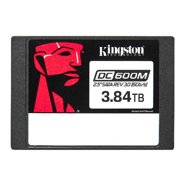 HD SSD 3.84TB KINGSTON DC600M SATA III 2.5" P/SERVIDOR SEDC600M/3840G