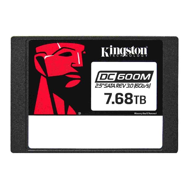 HD SSD 7.68TB KINGSTON DC600M SATA III 2.5" P/SERVIDOR SEDC600M/7680G