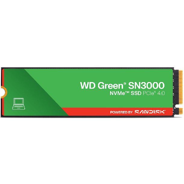 HD SSD 500GB WD GREEN SN3000 M.2 NVME GEN4 5000MB/S 2280