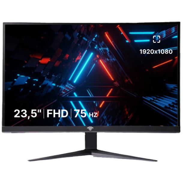 MONITOR 24" OASIS 75HZ TN FHD HDMI VGA