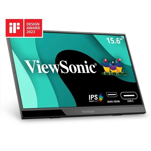 MONITOR PORTATIL 15.6" VIEWSONIC VX1655 FHD HDMI USB-C PORTABLE
