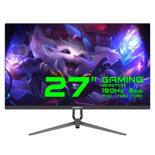 MONITOR GAMER 27" GAMEMAX GMX27F180 IPS 180HZ FHD HDMI DP