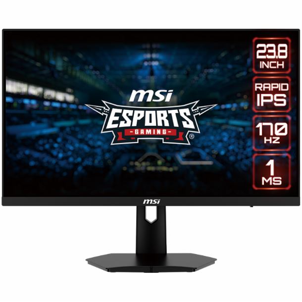 MONITOR GAMER 24" MSI G244F IPS FHD 170HZ 1MS HDMI DP