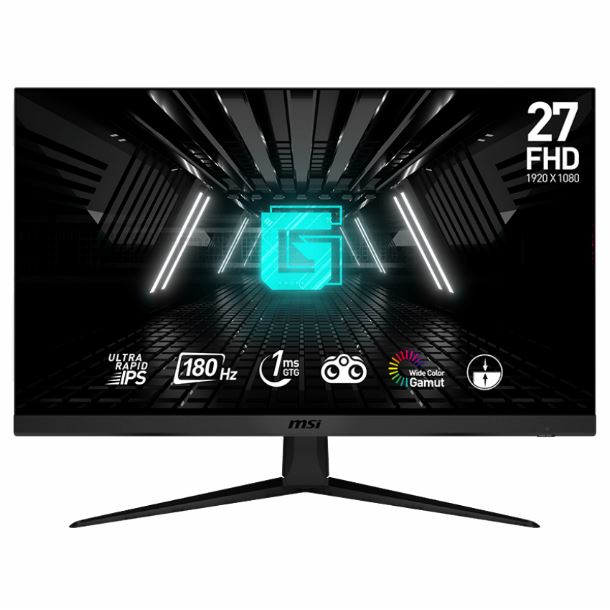 MONITOR GAMER 27" MSI G2712F RAPID IPS FHD 180HZ 1MS HDMI DP