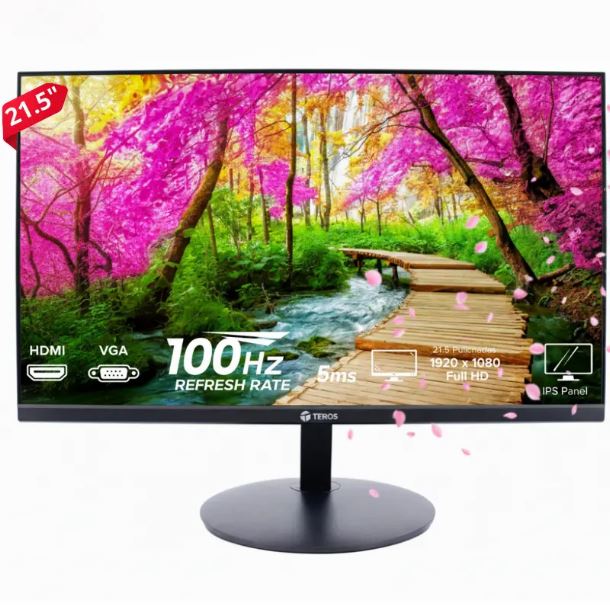 MONITOR 22" TEROS TE-2130CS FHD IPS 100HZ 5MS HDMI VGA