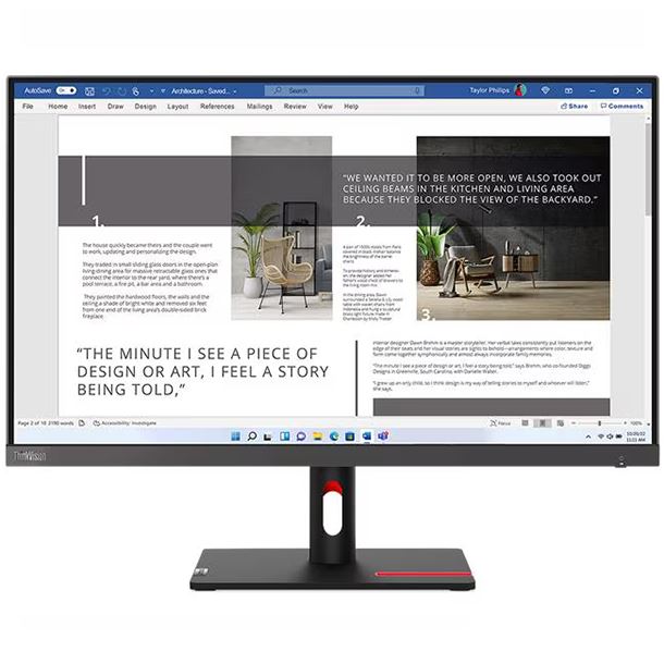 MONITOR 27" LENOVO S27I-30 IPS VGA HDMI