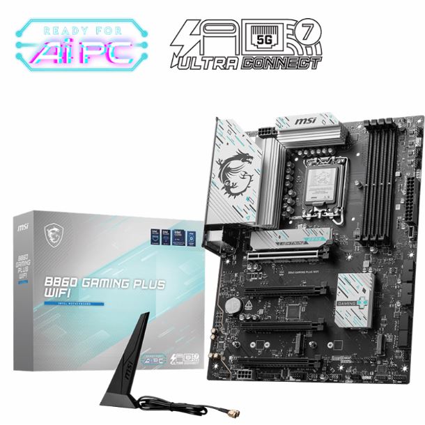 MOTHER MSI B860 GAMING PLUS WIFI DDR5 S1851