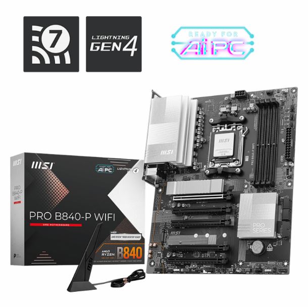 MOTHER MSI PRO B840-P WIFI DDR5 AM5