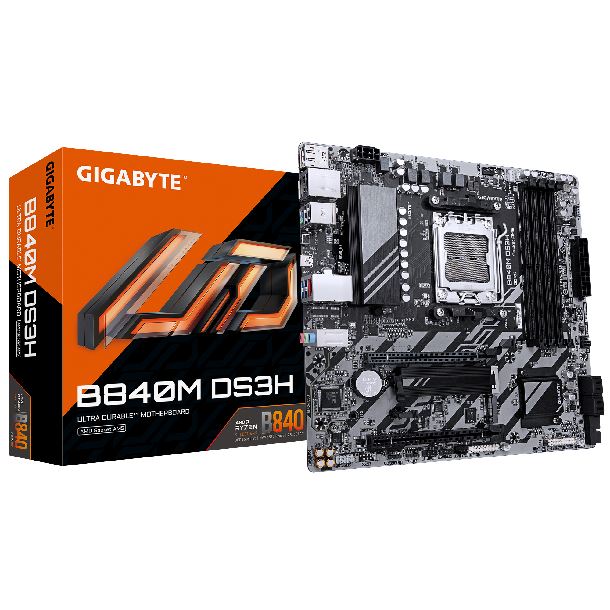 MOTHER GIGABYTE B840M DS3H DDR5 AM5