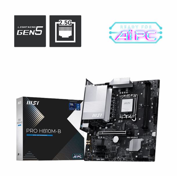 MOTHER MSI PRO H810M-B DDR5 S1851