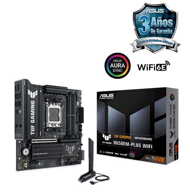MOTHER ASUS TUF GAMING B650EM-PLUS WIFI DDR5 AM5