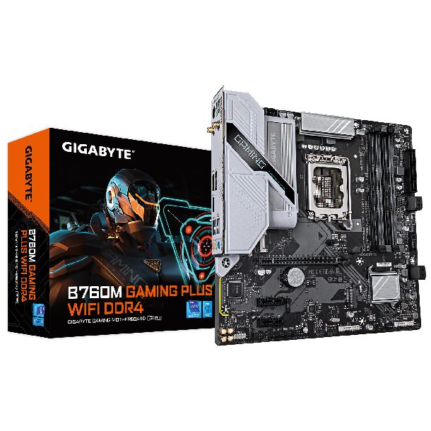 MOTHER GIGABYTE B760M GAMING PLUS WIFI DDR4 S1700