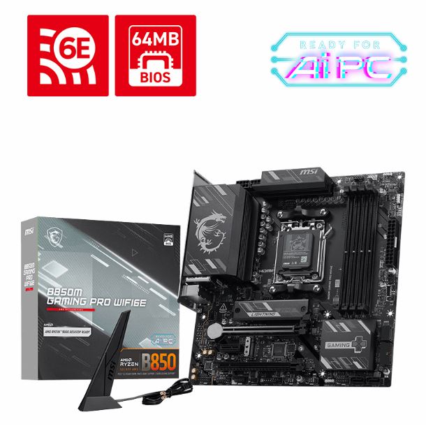 MOTHER MSI B850M GAMING PRO WIFI6E DDR5 AM5