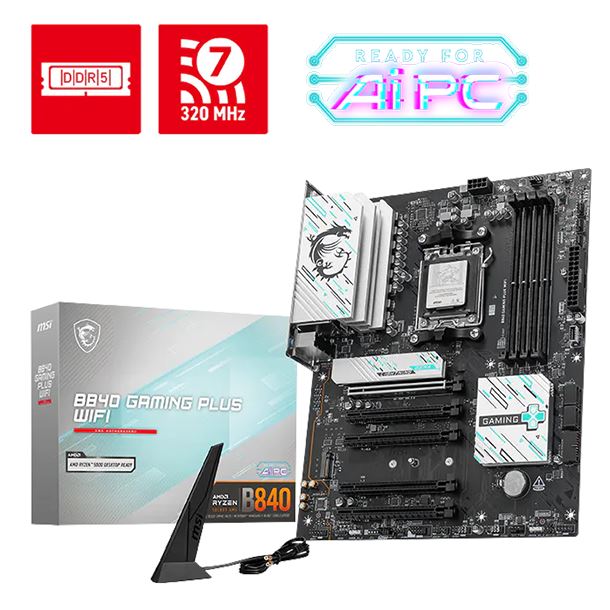 MOTHER MSI B840 GAMING PLUS WIFI DDR5 AM5