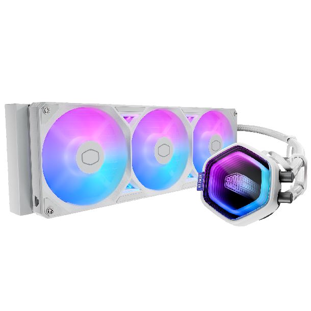 WATERCOOLER 360MM COOLERMASTER MASTERLIQUID ML360 ATMOS II WHITE MLX-D36M-A25SZ-RW