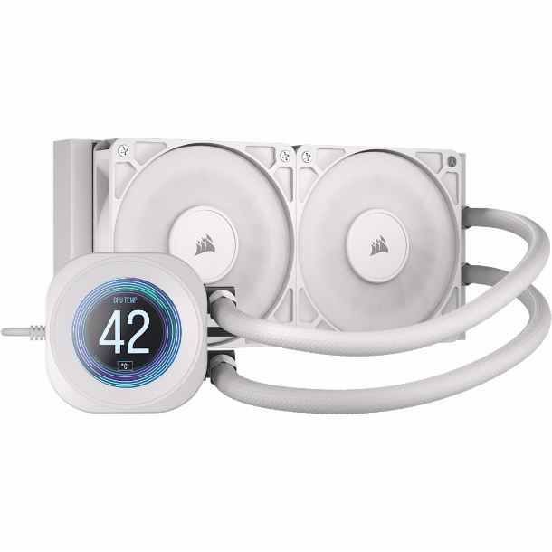 WATERCOOLER 240MM CORSAIR NAUTILUS 240 RS LCD WHITE CW-9061032-WW