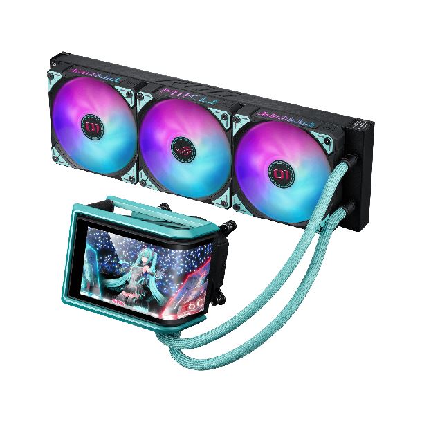 WATERCOOLER 360MM ASUS ROG RYUO IV 360 ARGB HATSUNE MIKU EDITION