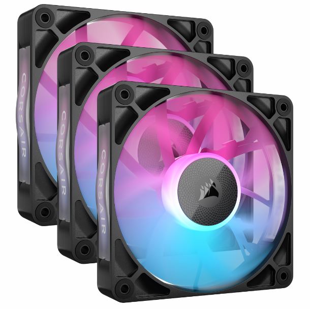 KIT 3 FAN COOLER 120MM CORSAIR ICUE LINK RX120 RGB CO-9051018-WW
