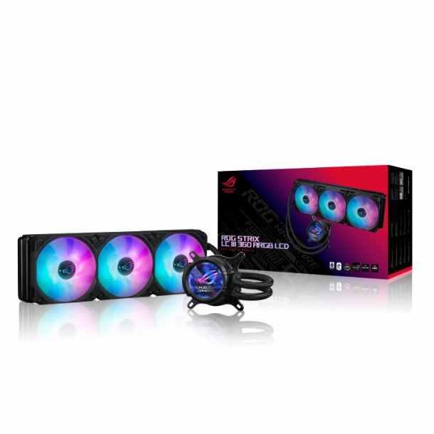 WATERCOOLER 360MM ASUS ROG STRIX LC III 360 ARGB LCD