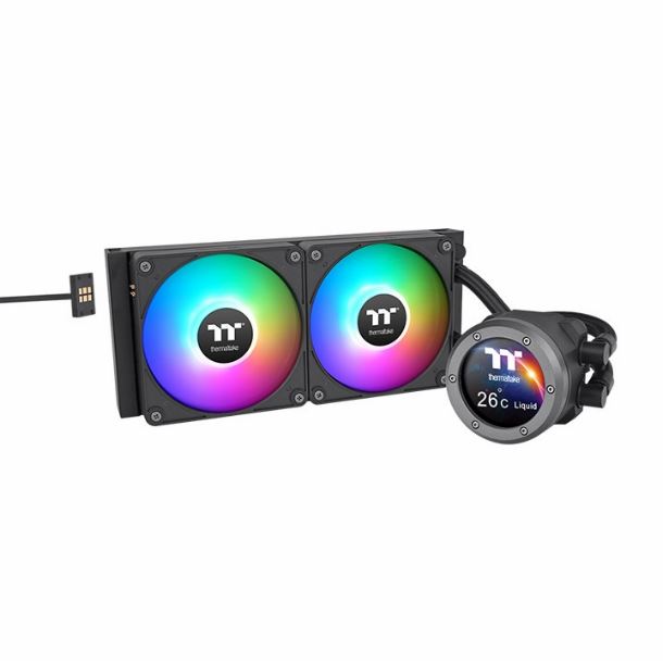WATERCOOLER 280MM THERMALTAKE TH280 V2 ULTRA EX ARGB SYNC PANTALLA 2.1" LCD