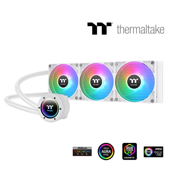 WATERCOOLER 360MM THERMALTAKE TH360 V2 ARGB SYNC AIO SNOW EDITION