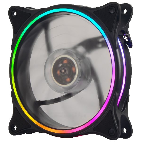 FAN COOLER 120MM RAPTOR FROST SLIM RING PWM+ARGB BLACK