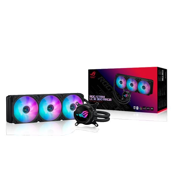 WATERCOOLER 360MM ASUS ROG STRIX LC III 360 ARGB