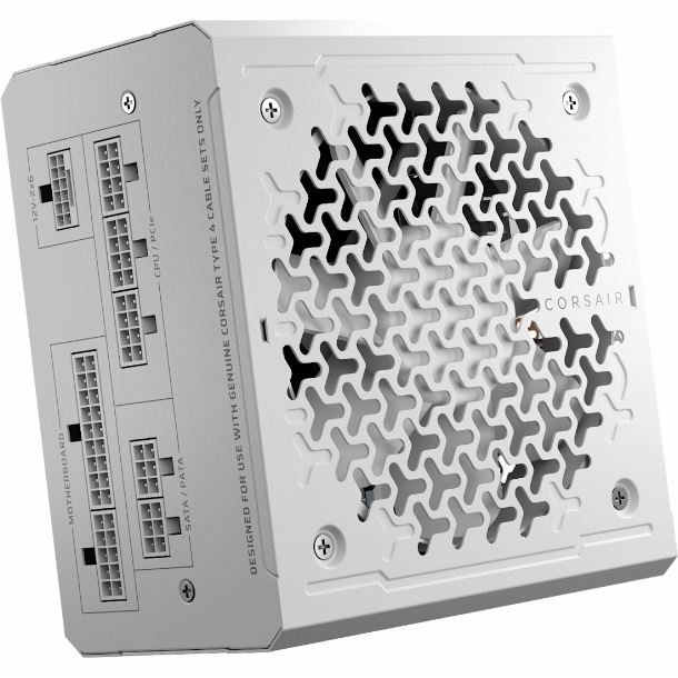 FUENTE 750W CORSAIR RM750E 2025 CYBENETICS GOLD FULL MODULAR PCIE 5.1 ATX 3.1 WHITE CP-9020292-AR