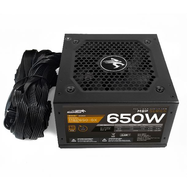 FUENTE 650W SENTEY MBP650-GX ATX 3.1 80 PLUS BRONZE