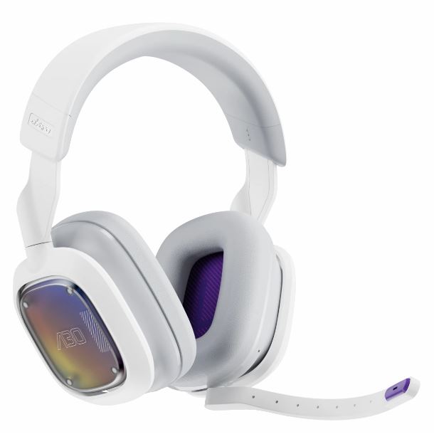 AURICULAR C/MIC WIRELESS LOGITECH ASTRO A30 WHITE/PURPLE PS 939-001993