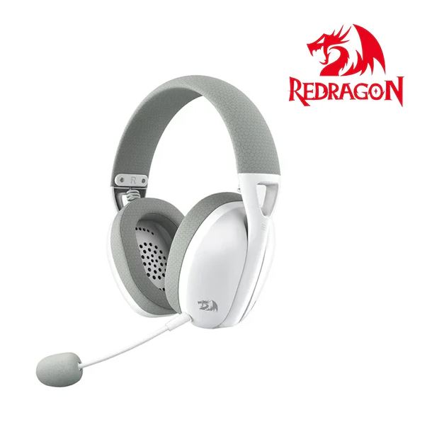 AURICULAR REDRAGON WIRELESS H848 IRE PRO WHITE/GREY