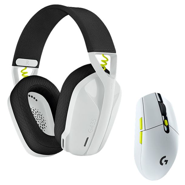 COMBO LOGITECH WIRELESS AURICULARES G435 + MOUSE G305 SE WHITE 981-001161