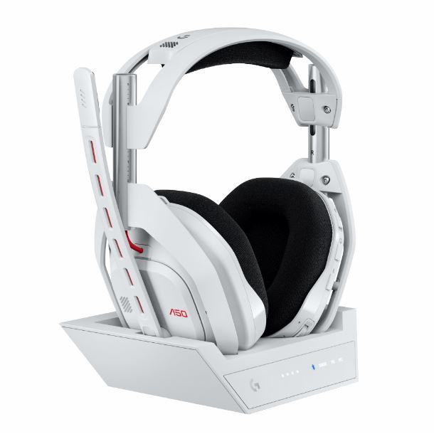 AURICULAR WIRELESS LOGITECH ASTRO A50 GEN5 LIGHTSPEED C/BASE WHITE 939-002229