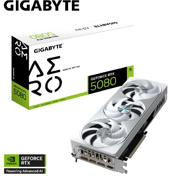 VIDEO GEFORCE RTX 5080 16GB GIGABYTE AERO OC SFF