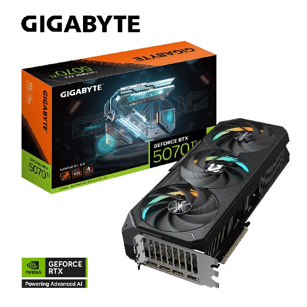 VIDEO GEFORCE RTX 5070 TI 16GB GIGABTYTE GAMING OC