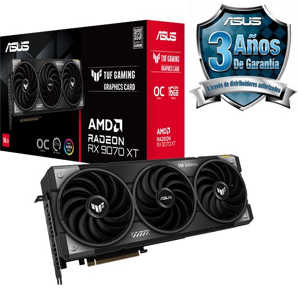 VIDEO RADEON RX 9070 XT 16GB ASUS TUF GAMING OC EDITION