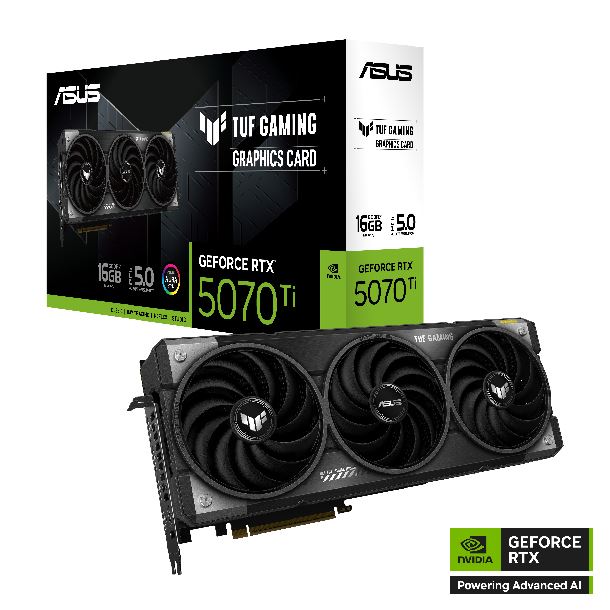 VIDEO GEFORCE RTX 5070 TI 16GB ASUS TUF GAMING OC EDITION