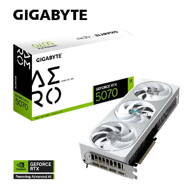 VIDEO GEFORCE RTX 5070 12GB GIGABYTE AERO OC