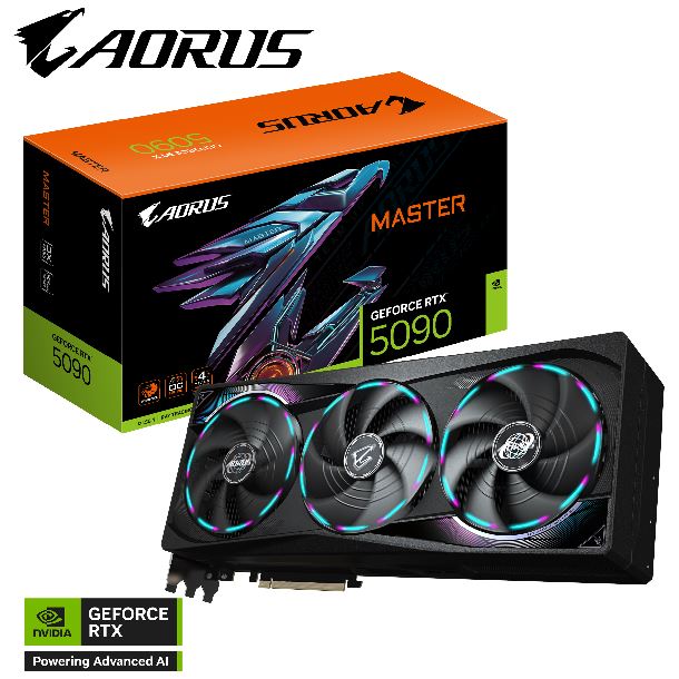 VIDEO GEFORCE RTX 5090 32GB GIGABYTE AORUS MASTER