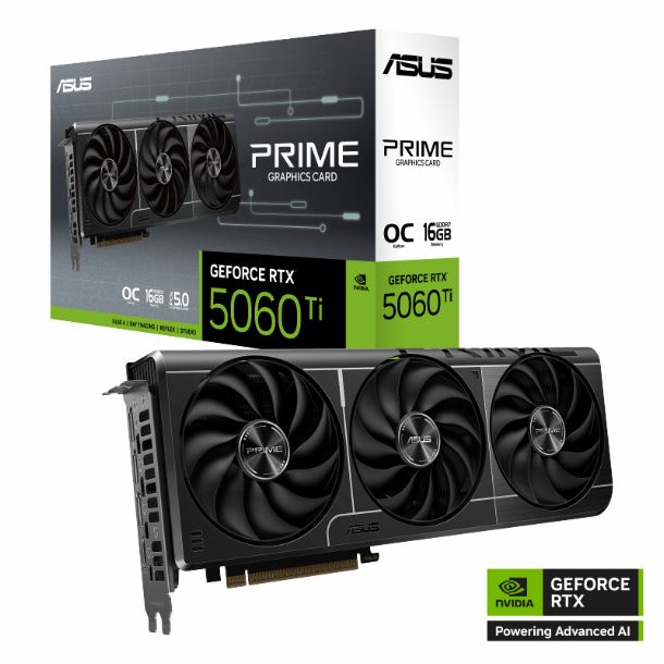 VIDEO GEFORCE RTX 5060 TI 16GB ASUS PRIME OC