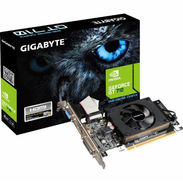 PLACA DE VIDEO GEFORCE GT 710 2GB GIGABYTE SL REV 2.0